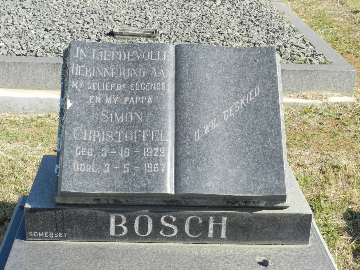 BOSCH Simon Christoffel 1929-1967