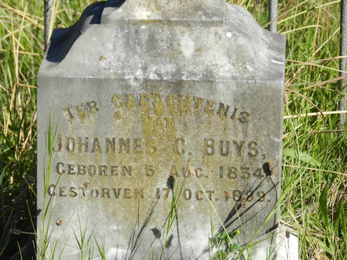 BUYS Johannes C. 1834-1899