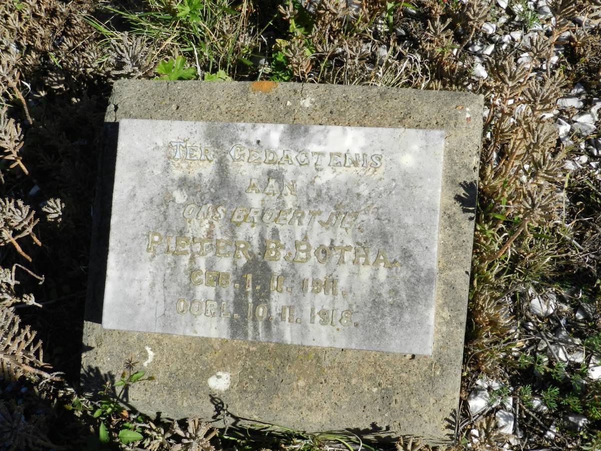 BOTHA Pieter B. 1911-1918