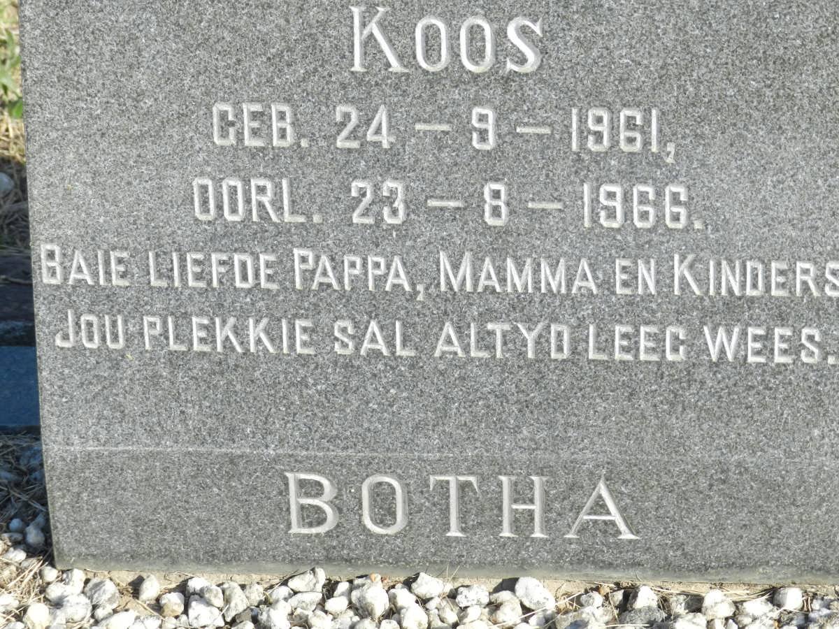 BOTHA Koos 1961-1966