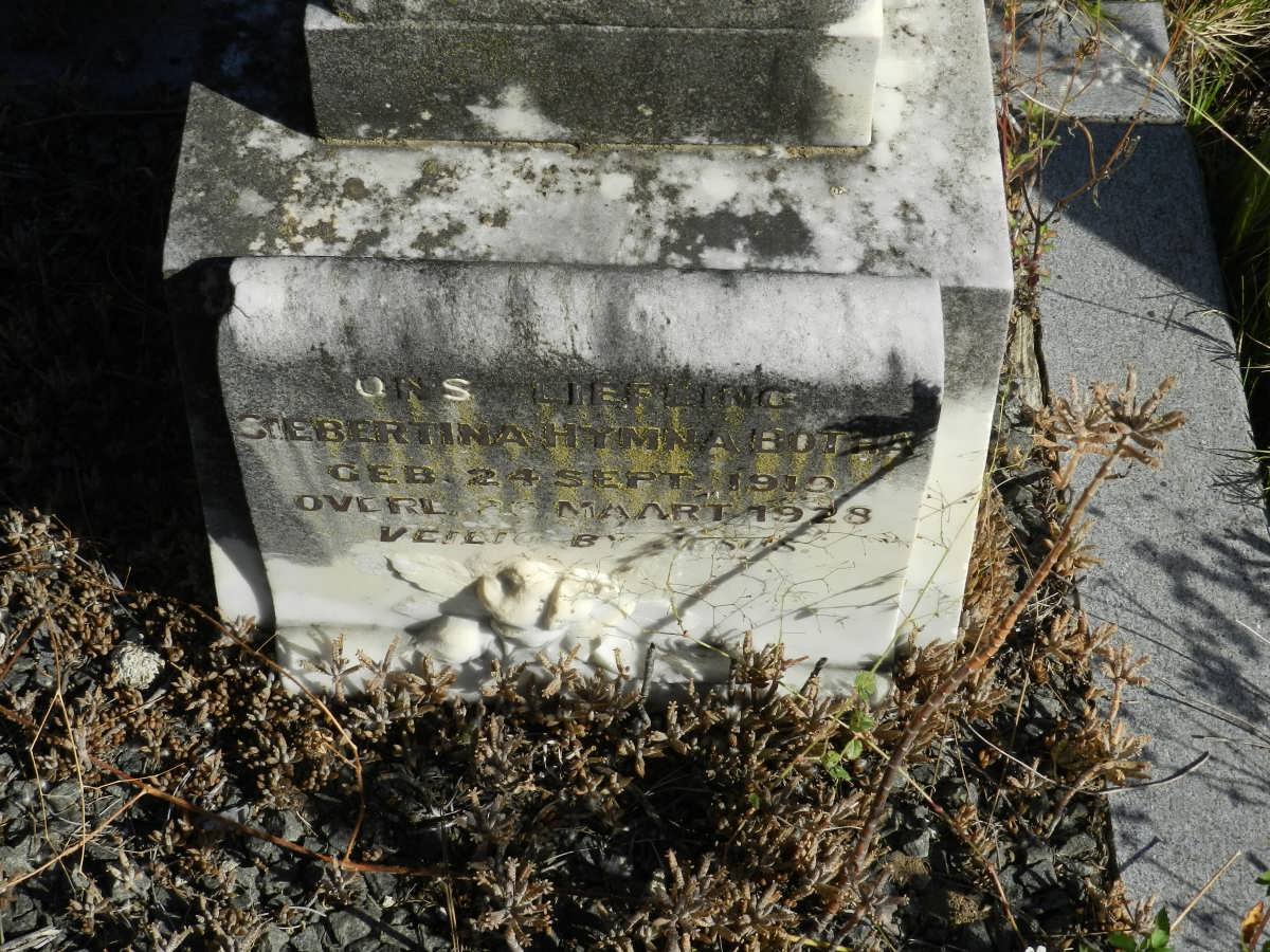 BOTHA Siebertina Hymna 1919-1928