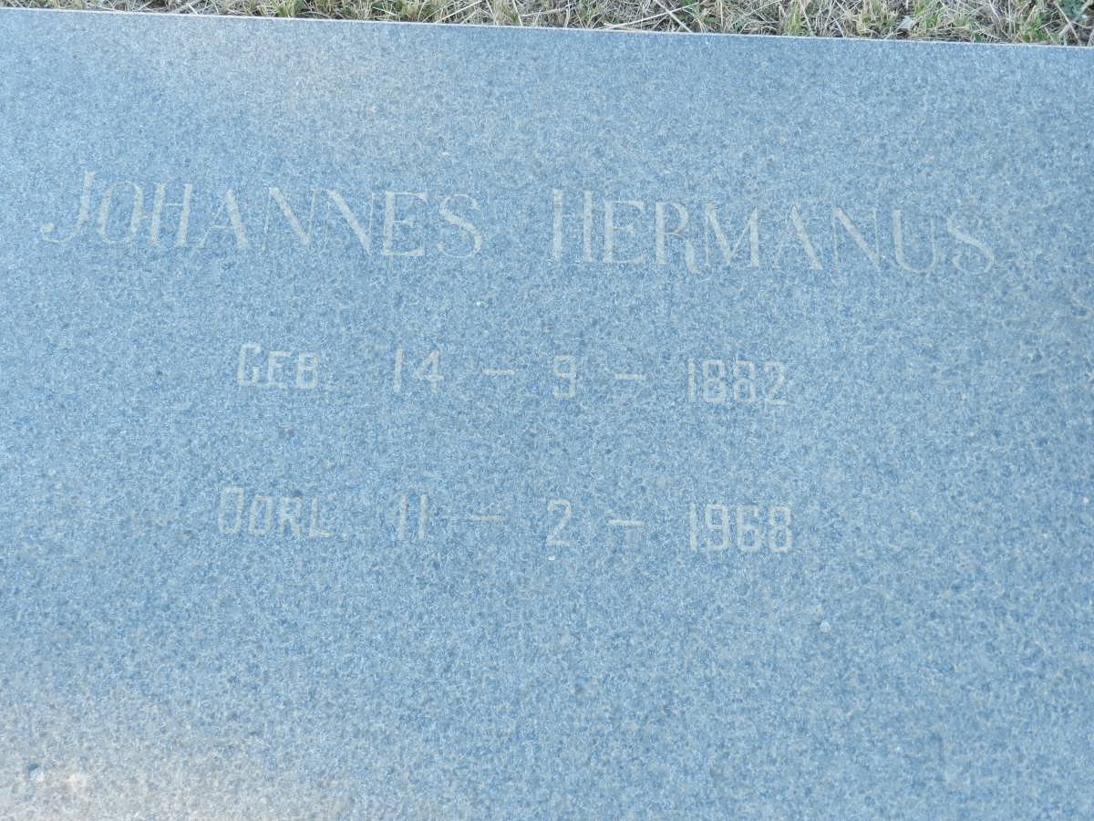 BOSCH Johannes Hermanus 1882-1968