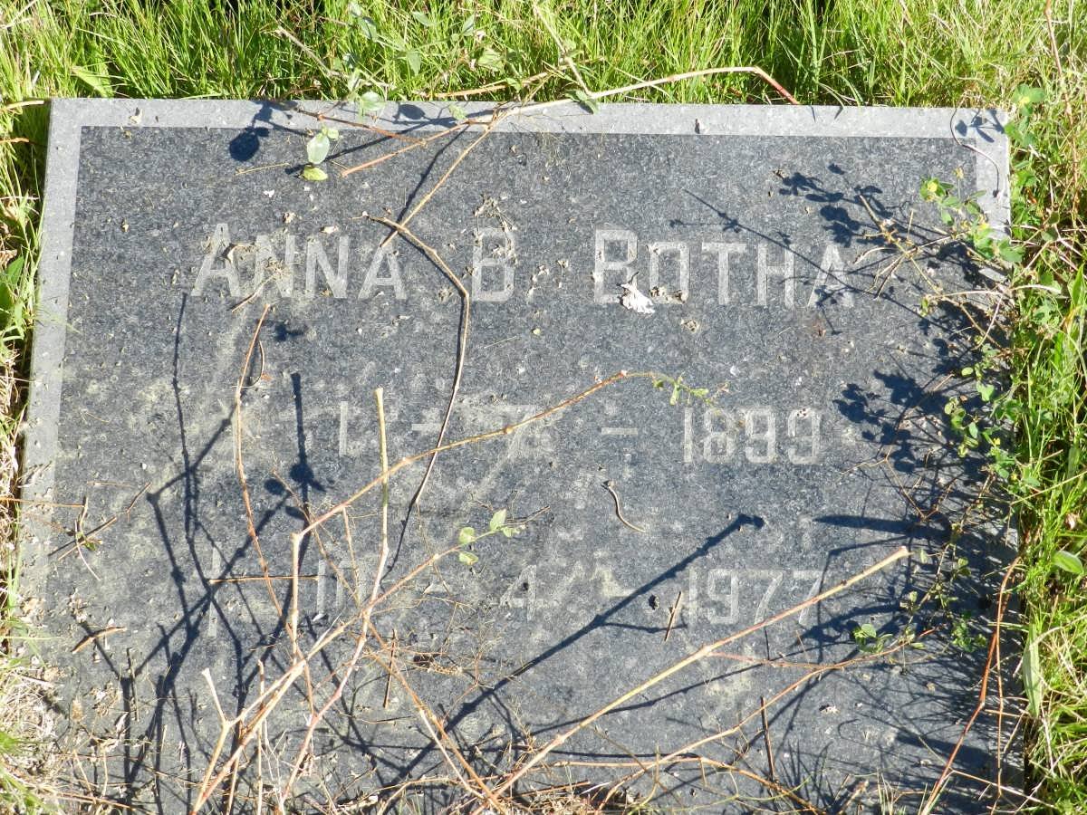 BOTHA Anna B. 1899-1977