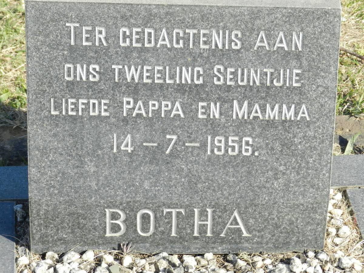 BOTHA  Baba -1956