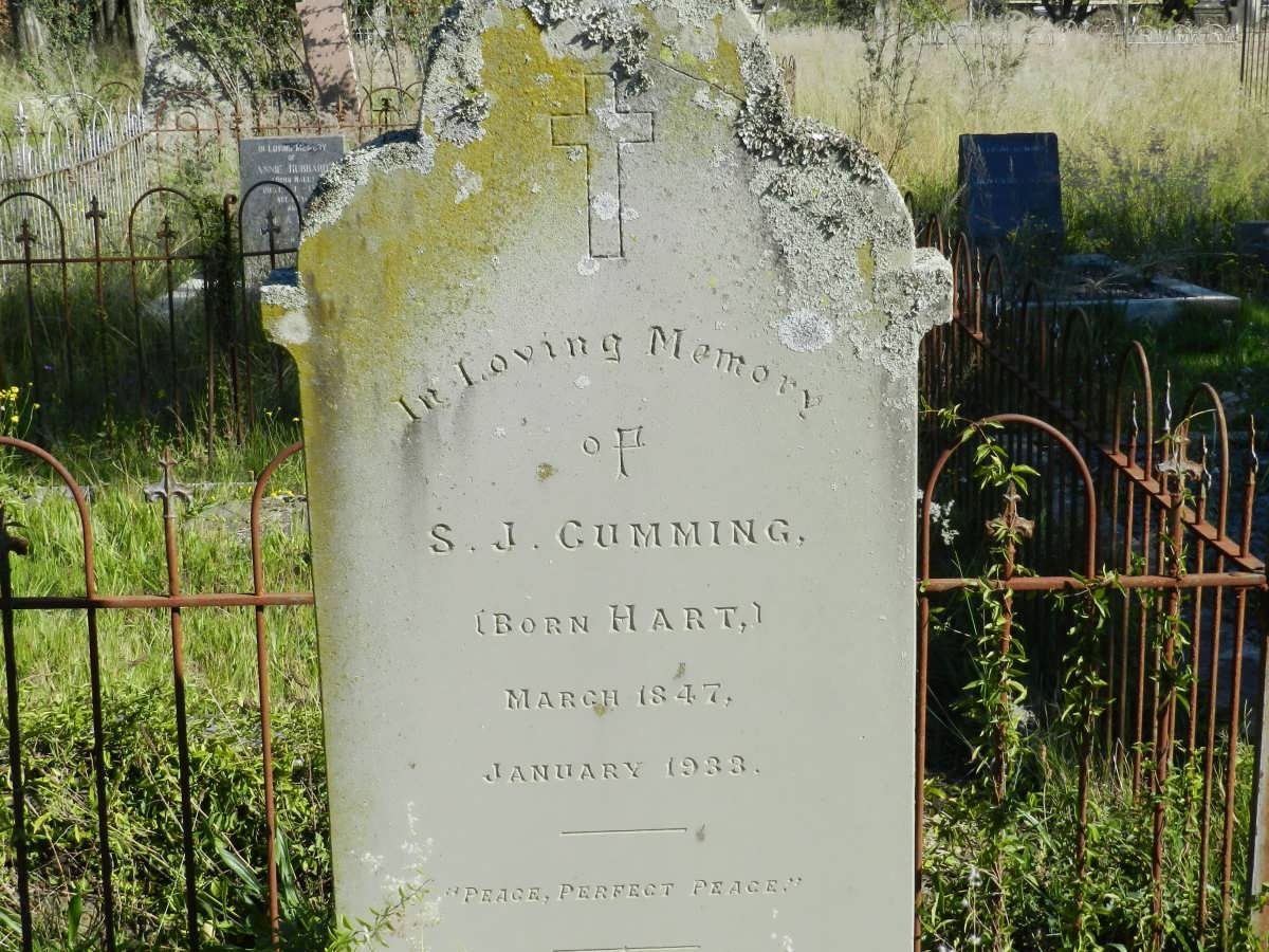 CUMMING S.J. nee HART 1847-1933