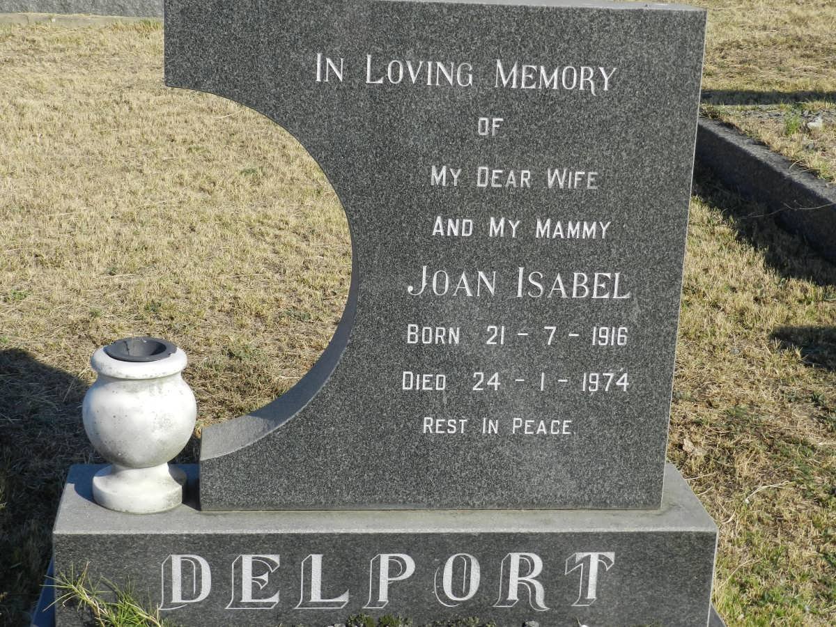 DELPORT Joan Isabel 1916-1974