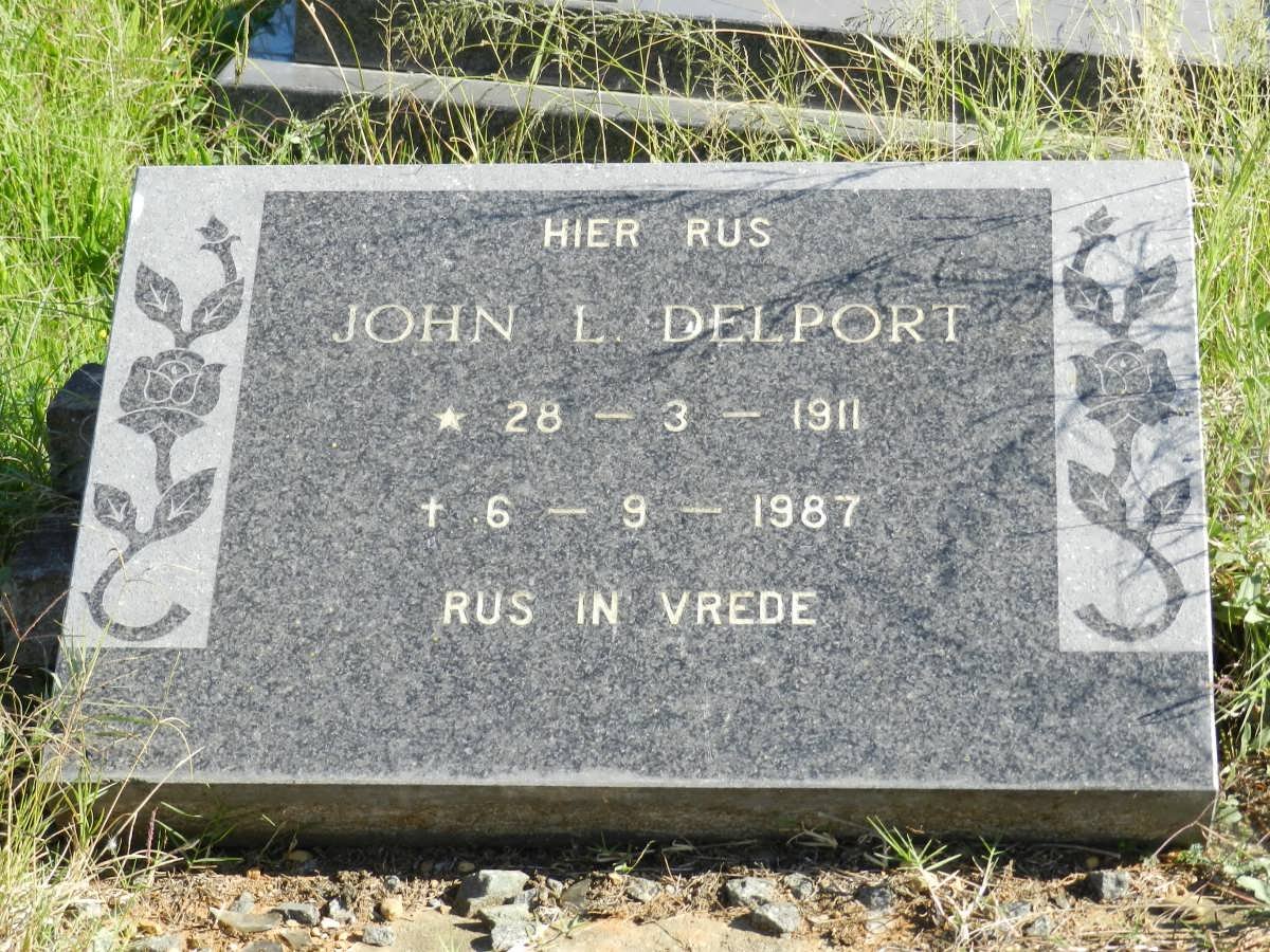 DELPORT John L. 1911-1987