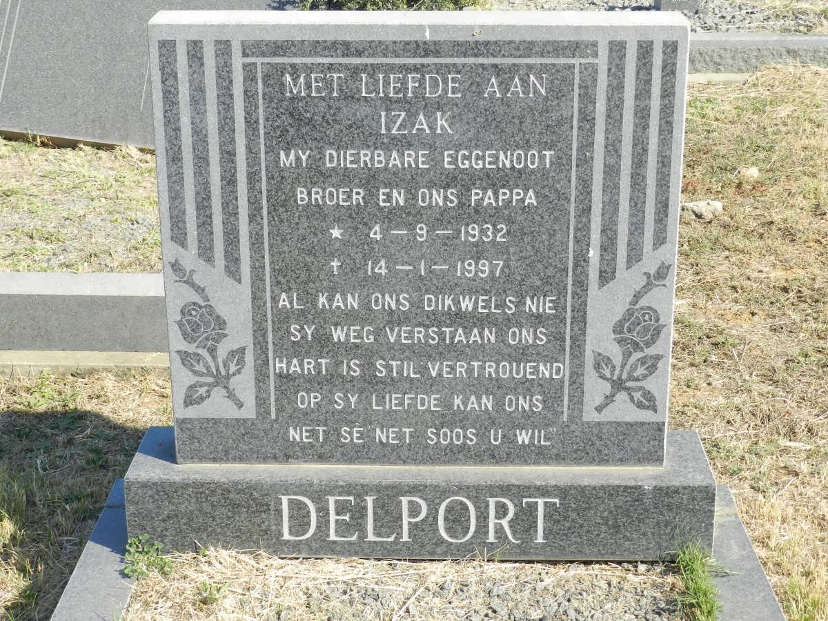 DELPORT Izak 1932-1997
