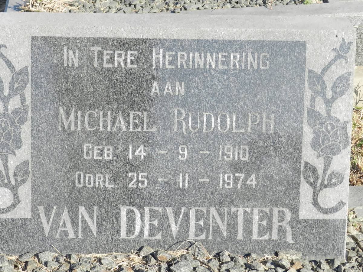DEVENTER Michael Rudolph, van 1910-1974