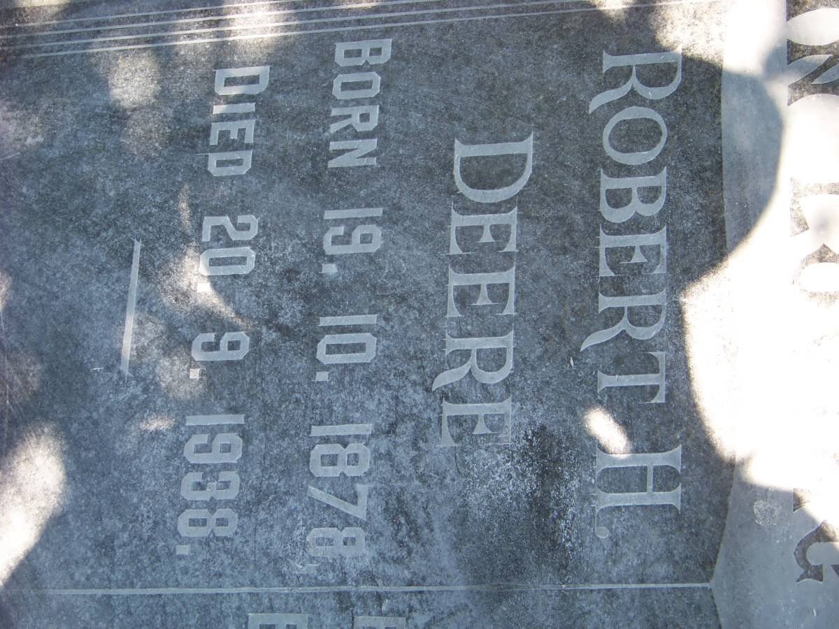 DEERE Robert H. 1878-1938