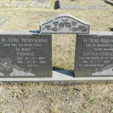 ELS Frikkie 1904-1985 &amp; Louisa Cornelia van EEDEN 1916-1967