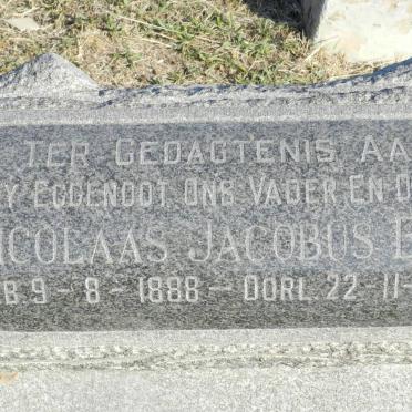 ELS Nicolaas Jacobus 1888-1971