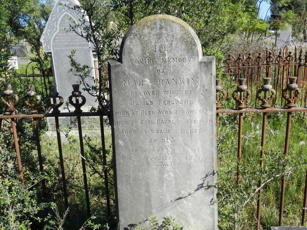 FERGUSON Mary Rankin 1858-1886