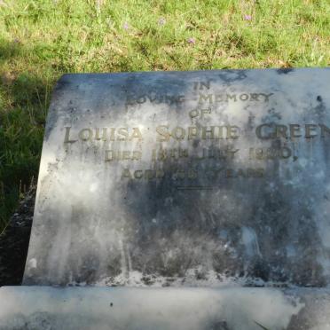 GREEN Louisa Sophie -1930