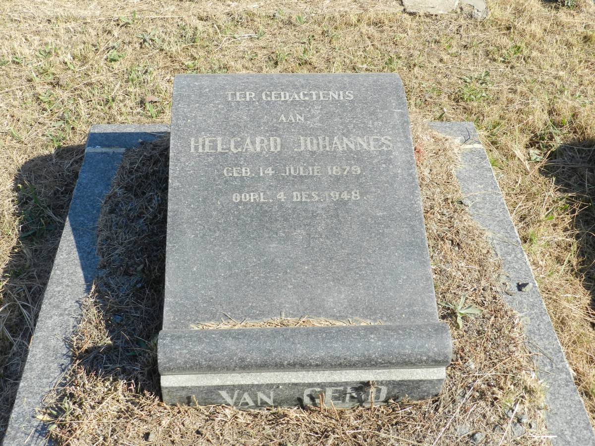 GEND Helgard Johannes, van 1879-1948