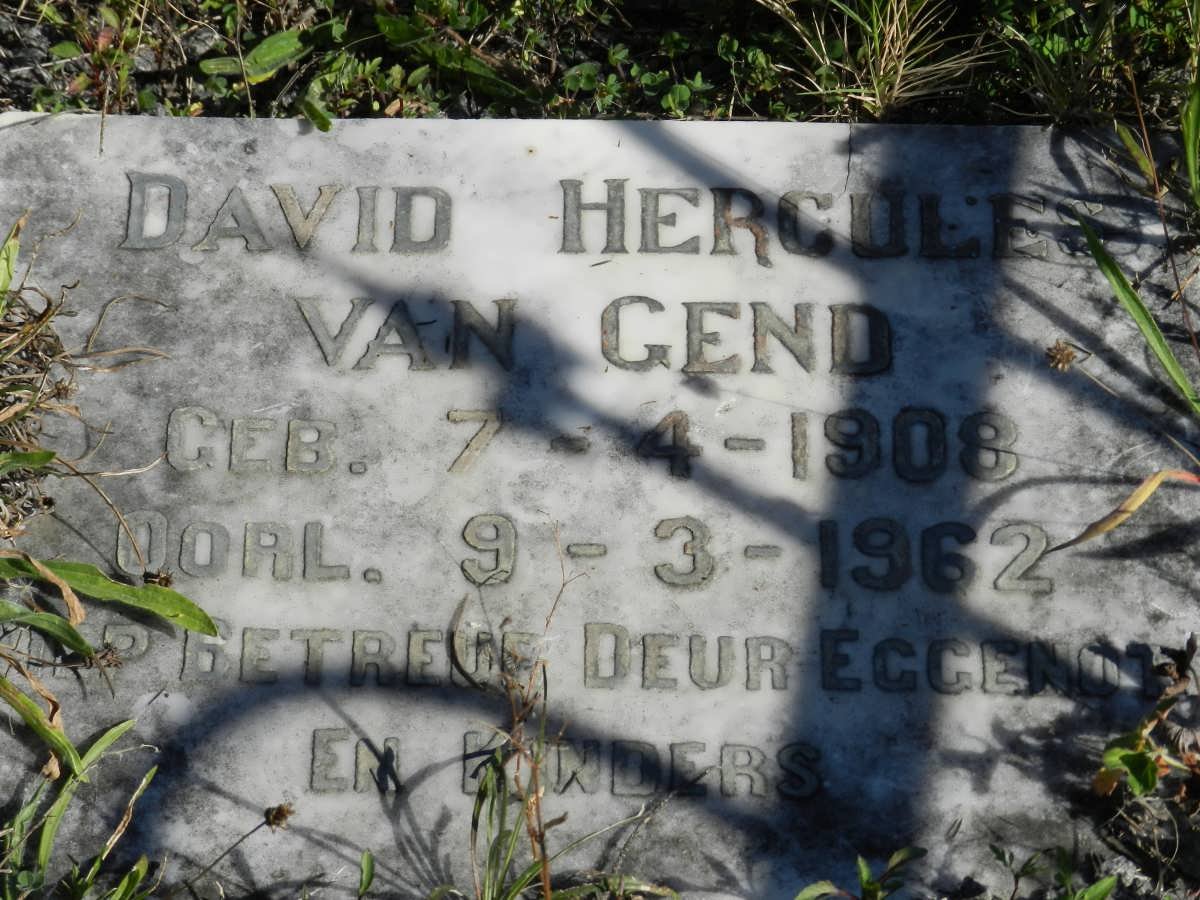 GEND David Hercules, van 1908-1962