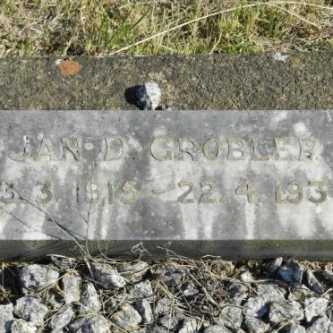 GROBLER Jan D. 1915-1931