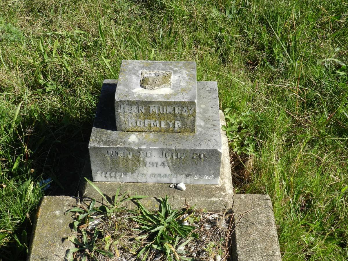 HOFMEYR Joan Murray 1914-1914
