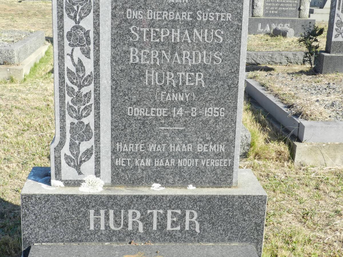 HURTER Stephanus Bernardus -1956