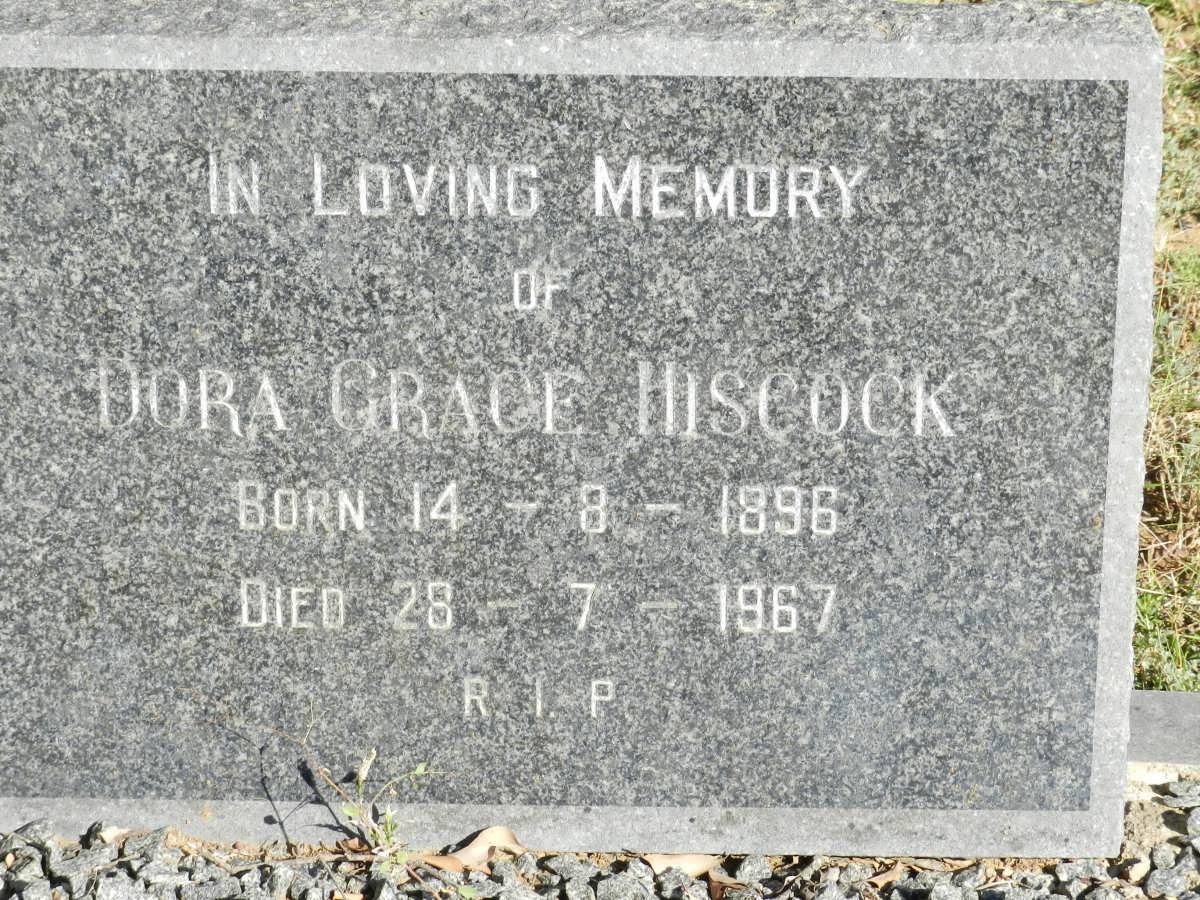 HISCOCK Dora Grace 1896-1967