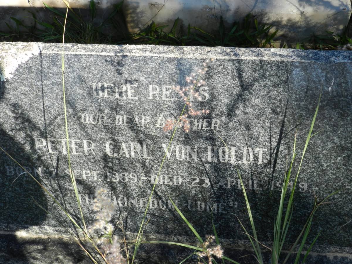HOLDT Peter Carl, von 1889-1949