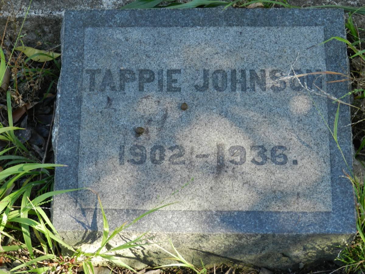 JOHNSON Tappie 1902-1936