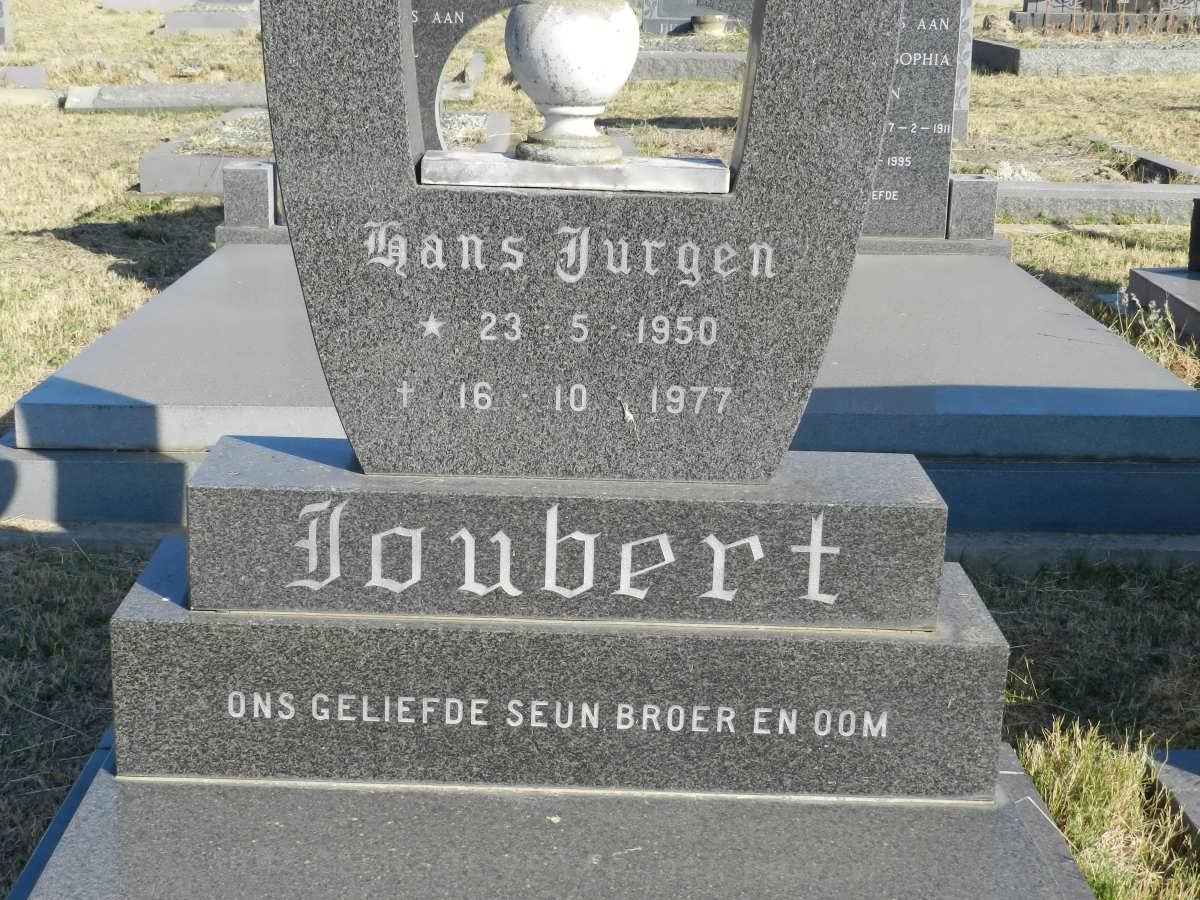 JOUBERT Hans Jurgen 1950-1977