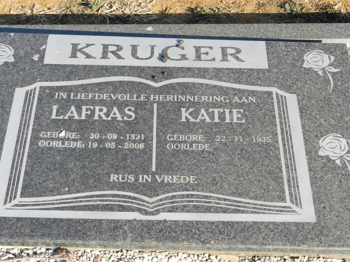 KRUGER Lafras 1931-2006 &amp; Katie 1935-
