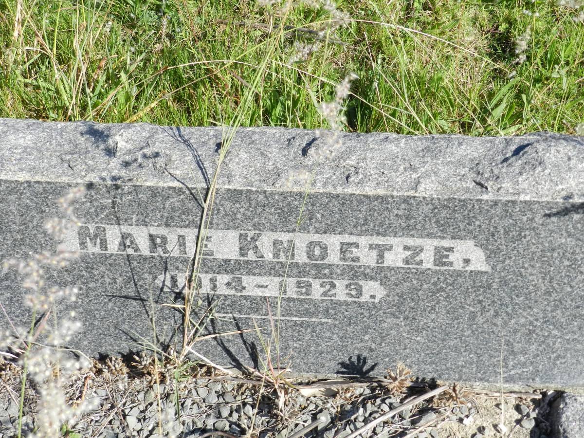 KNOETZE Marie 1914-1929