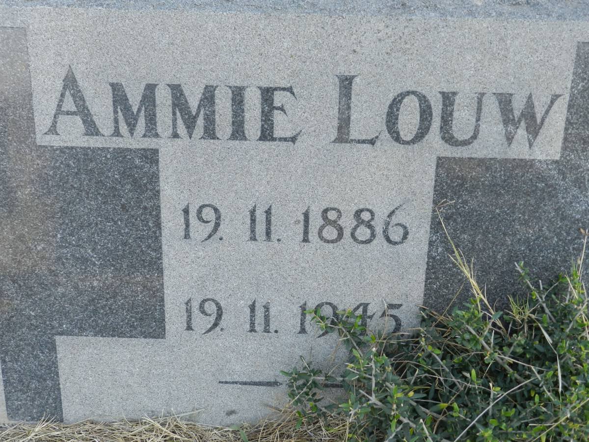 LOUW Ammie 1886-1945