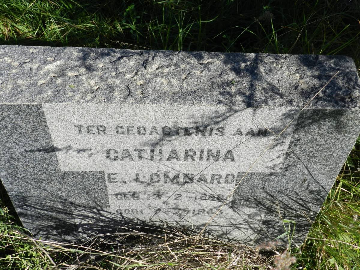 LOMBARD Catharina E. 1888-1943
