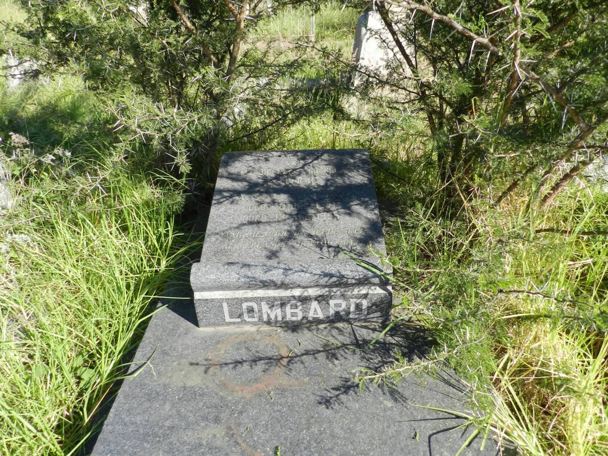 LOMBARD A.J.J. 1871-1955