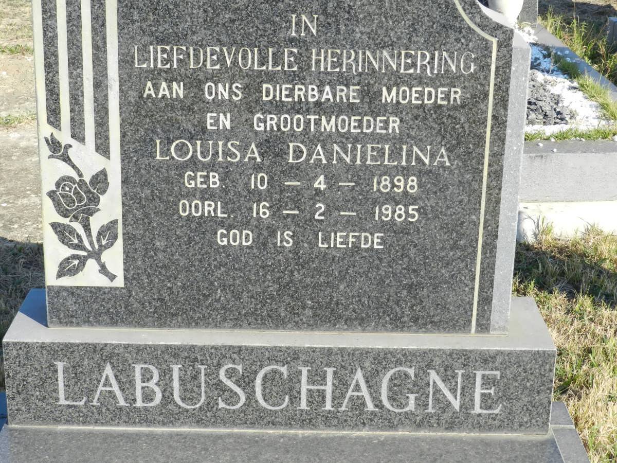 LABUSCHAGNE Louisa Danielina 1898-1985