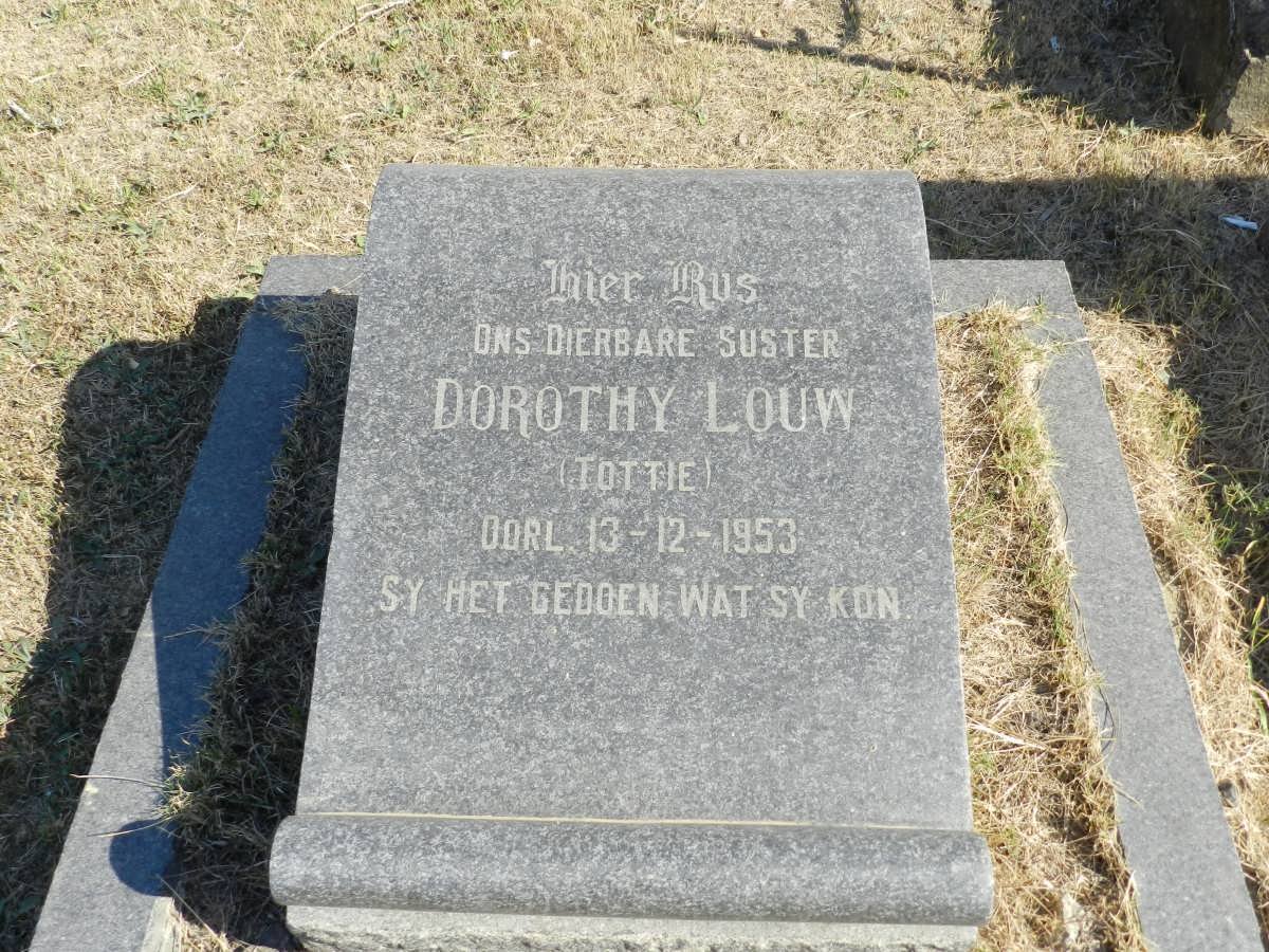 LOUW Dorothy -1953