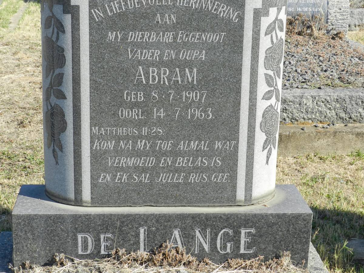LANGE Abram, de 1907-1963