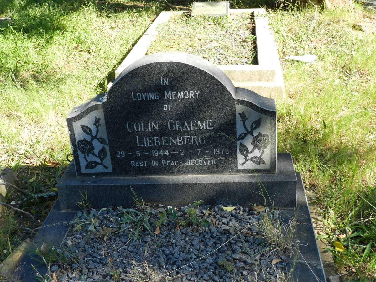 LIEBENBERG Colin Graéme 1944-1973