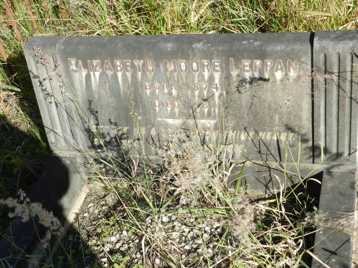 LEPPAN Elizabeth Moore 1874-1931