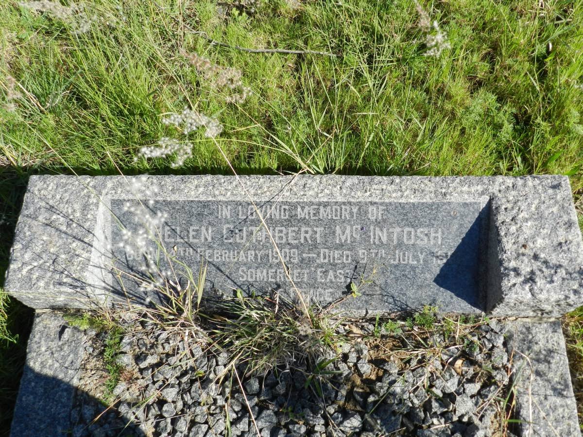 McINTOSH Helen Cuthbert 1909-19??