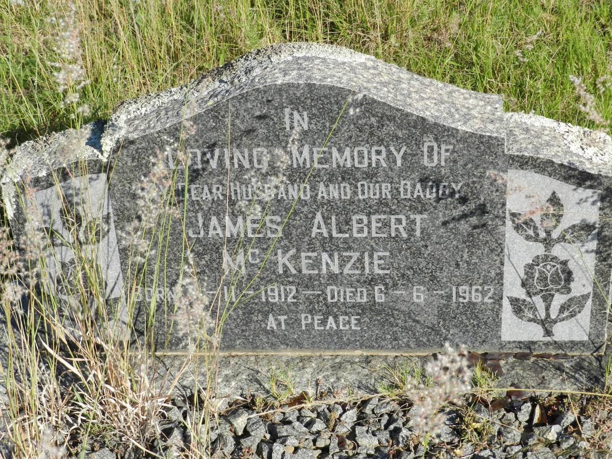 McKENZIE James Albert 1912-1962