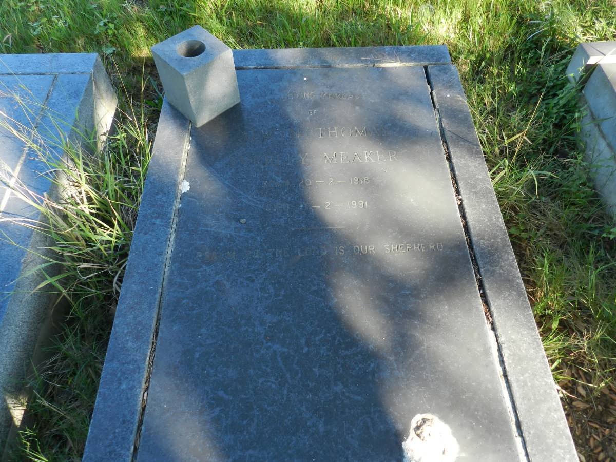 MEAKER Alwyn Thomas Everley 1918-1991