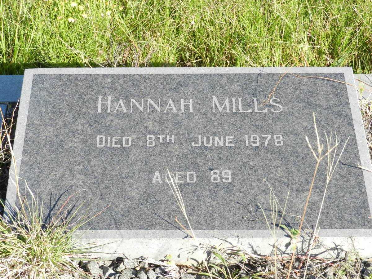MILLS Hannah -1978