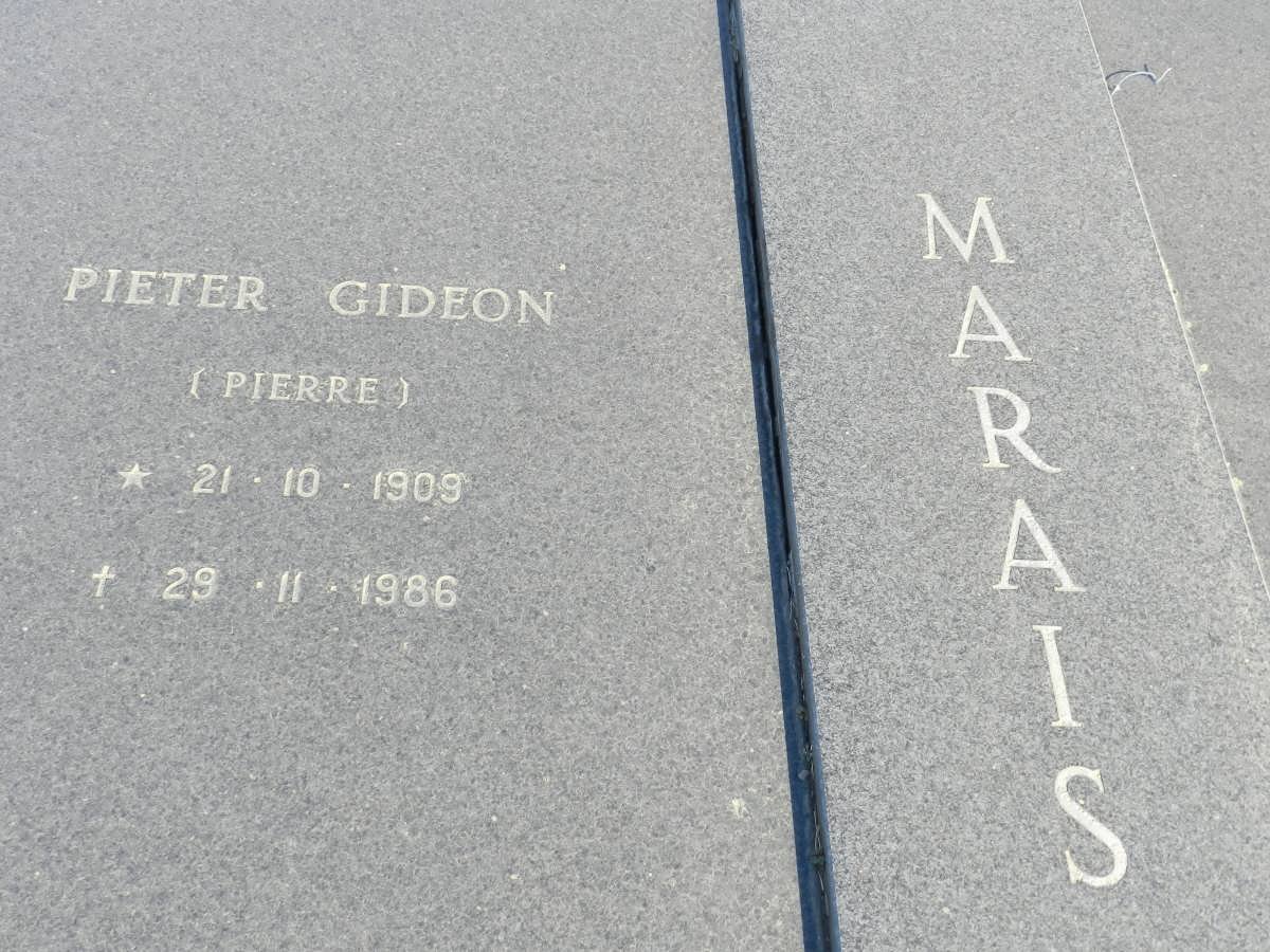MARAIS Pieter Gideon 1909-1986