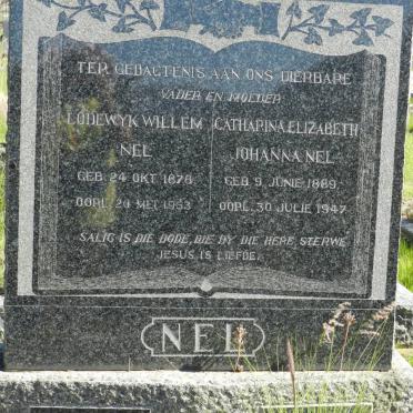 NEL Lodewyk Willem 1878-1953 &amp; Catharina Elizabeth Johanna 1889-1947