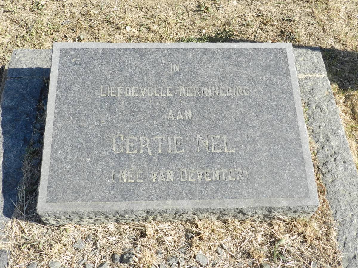 NEL Gertie nee VAN DEVENTER