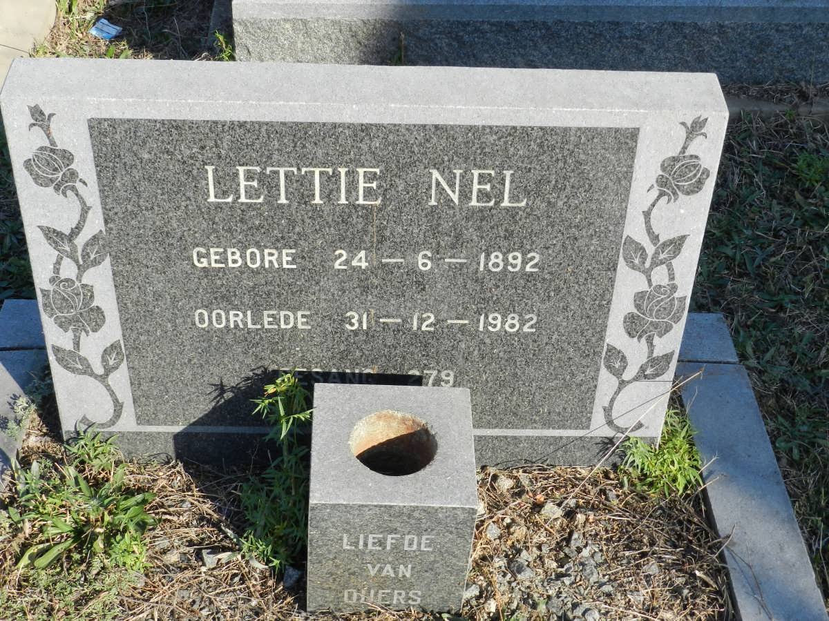 NEL Lettie 1892-1982