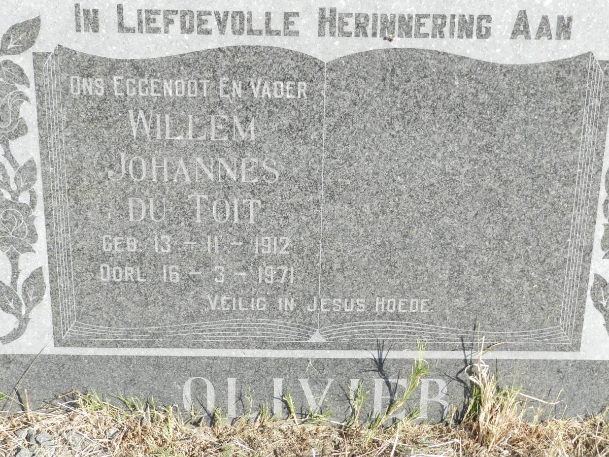 OLIVIER Willem Johannes du Toit 1912-1971