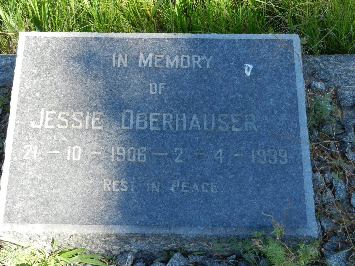 OBERHAUSER Jessie 1906-1939