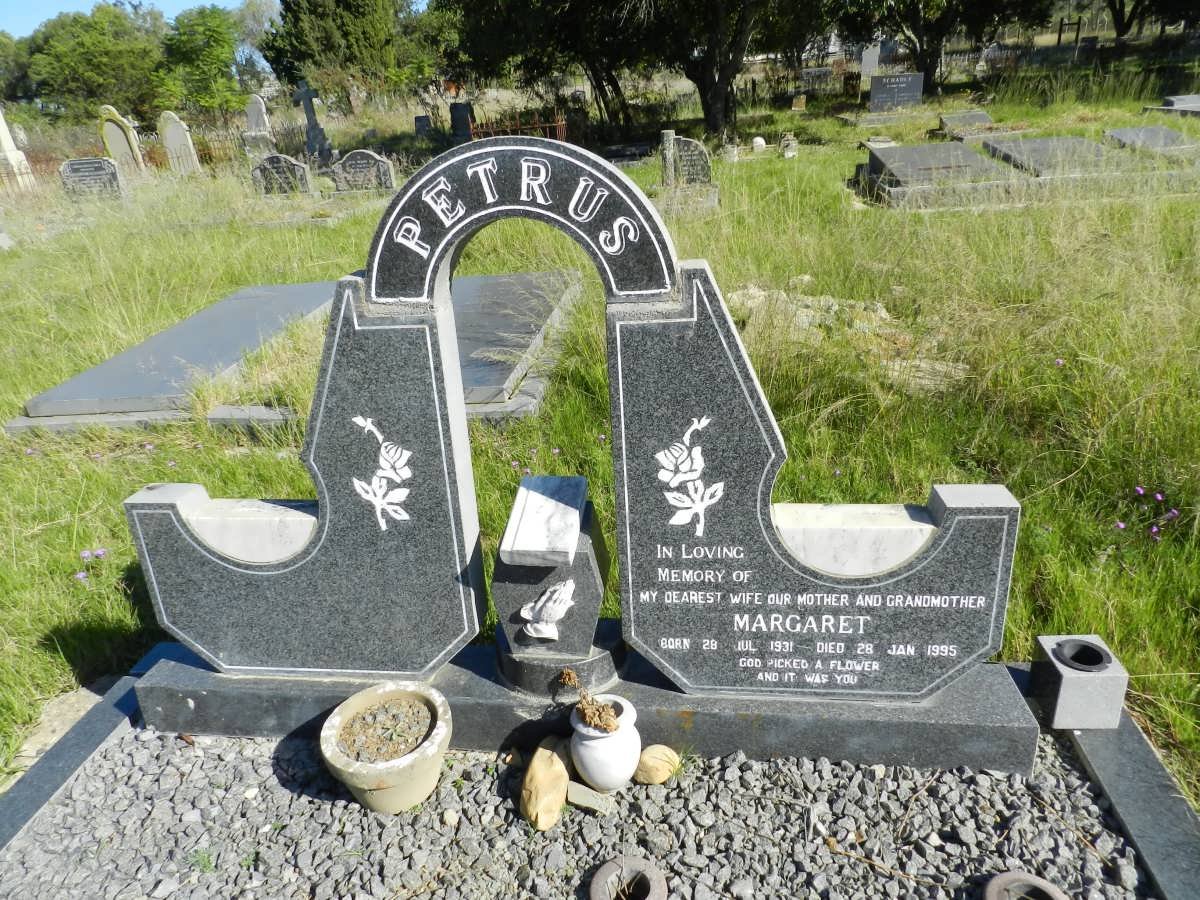 PETRUS Margaret 1931-1995