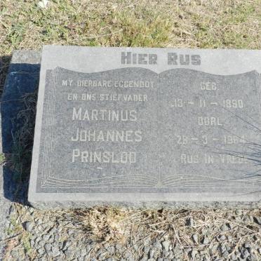 PRINSLOO Martinus Johannes 1890-1964