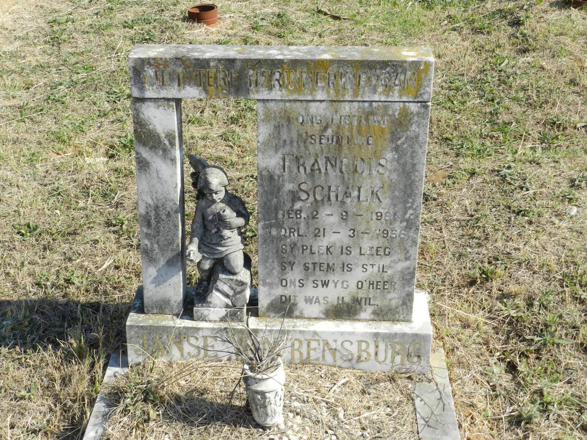 RENSBURG Francois Schalk, Janse van 1964-1966